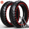 AHJ E Scooter Reifen 8 1/2, 50/75-6.1 Vollgummireifen, 8,5 Zoll Vollgummireifen für Xiaomi Scooter 4 Lite/3/3 Lite/M365/Pro 2/1s, für Cecotec und Allen 8,5 Zoll Scooter (Mit 3 Montagewerkzeugs)