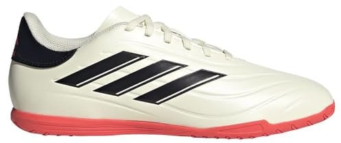 Adidas Unisex Copa Pure II Club Indoor Boots, Ivory/core Black/solar red, 40 2/3 EU