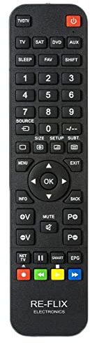 Re-Flix Superior Light 4in1 Fernbedienung passend für SAT/DTT Neuhaus SAT200