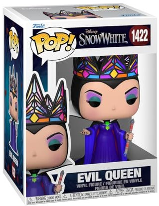 Funko Pop ! Disney : Snow White Live Action - Evil Queen - (BL/BK) - Figurine en Vinyle à Collectionner - Marchandise Officielle - Jouets pour Enfants et Adultes - Fans de cinéma