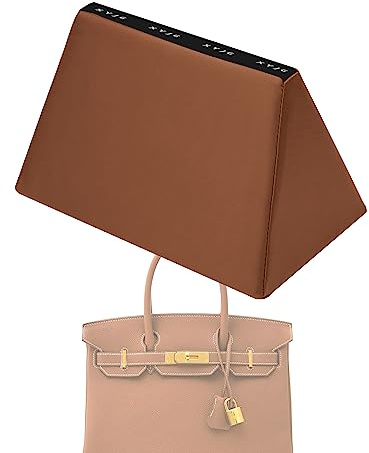 XYJG Taschenkissen, Luxuriöser Tasche Shaper Einsatz für Birkin 20/25/30/35/40 Taschen, Seidig Glatt, Behalten Sie die Form der Tasche bei(BK30, Gold)