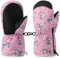 MoKo Handschuhe Kinder, Winterhandschuhe Kinder & Fäustlinge Kinder - Winddicht und Wasserdicht, Skihandschuhe Kinder für Outdoor Sports Snowboard für Jungen Mädchen von 2-3 Jahren, Rosa