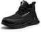 Black Hammer Men's Safety Trainers with Steel Toe Cap Midsole Protection Water-Resistant S1P SRC Professional Trekking Shoes for Work Warehouse and Outdoor Activities Rubber Soles 2900 Black (13 UK)