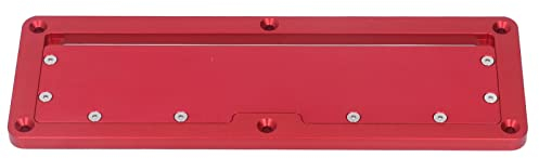 Tischkreissägen-Einsatz, Elektrische Kreissäge, Klapp-Abdeckplatte, Klapp-Bodentisch, Spezielle Abdeckplatte, Aluminium-Legierung, Einsatzplatte, Fräsplatte, Zubehörteil, Rot