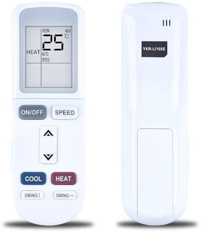 GOUYESHO Mando a Distancia de Repuesto YKR-L/102E para AUX AC Air ConditionerYKR-L/101E YKR-L/102E