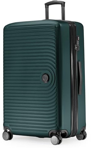 Hauptstadtkoffer Mitte - Großer Hartschalenkoffer, TSA, 4 Rollen, Check-In Gepäck mit 8 cm Volumenerweiterung, 77cm, 130 Liter, Waldgrün