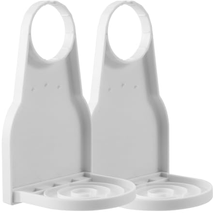 FYOBOT Porte-Gobelet pour D¨¦Tergent ¨¤ Lessive, Attrape-Gouttes de D¨¦Tergent, Adoucisseur de Tissu Liquide Plateau Distributeur Organisateur Attrape-Gouttes Paquet de 2
