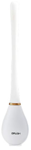 DOITOOL 1pezzi Spazzola per WC con Manico Montaggio Parete Spazzola per Pulizia Toilette Silicone Design Elegante E Pratico per Bagno