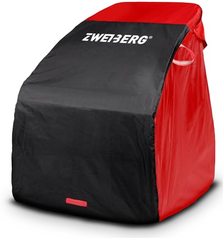 ZWEIBERG® Faltgarage für Fahrradanhänger Universelle Robuste und wasserdichte Abdeckung Regenschutz mit UV-Schutz, easyRemoval