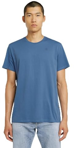 G-STAR Herren Base-S T-Shirt, Blau (Dutch Blue D16411-336-G989), L