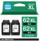 INKYEAH 62 XL Druckerpatronen Schwarz- 2X 750 Seiten, Kompatible für HP 62 Schwarz Original für HP62 Druckerpatrone, 62 XL für OfficeJet 200 250 5742 5740 Envy 7640 5540 5640 5544 5646 5548