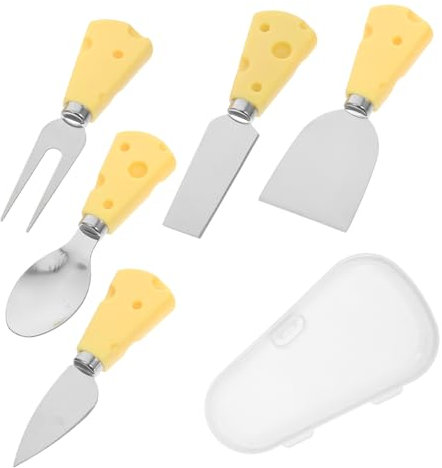 Gatuida 6stücke Teiliges Käsemesser-set Aus Mit Käsehobel Butterspachtel Und Mini- Für Kreative Charcuterie-boards Stilvollem Käsehändler-design