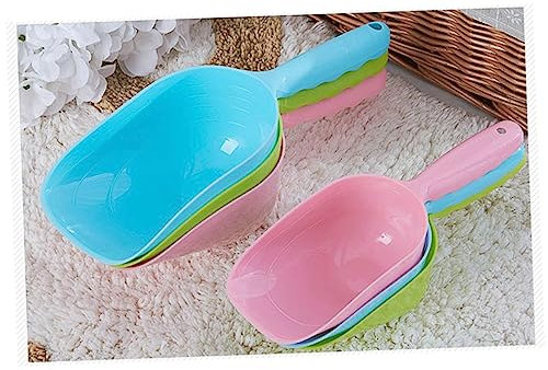 GANAZONO Schaufel für Tiernahrung Katzenspielzeug Beutel für Katzenstreu Scoop Behälter für Hundeleckerlis Katzenfutter Wurf kaffeebohnen schümli kaffeekapseln Schaufel für Hundefutter Blue