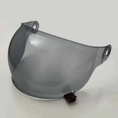 DBGZS Motorradhelm Visier für Bell Bullitt, Motorrad Windschutz Helm Objektiv Visier Vollgesichts Getöntes Visier Motorradhelm Ersatz,normal-F Black