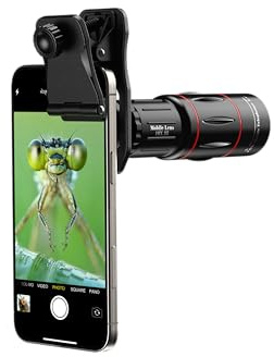 Evil Eye Teleobjetivo de 18 aumentos: compatible con iPhone 12-17 y Android
