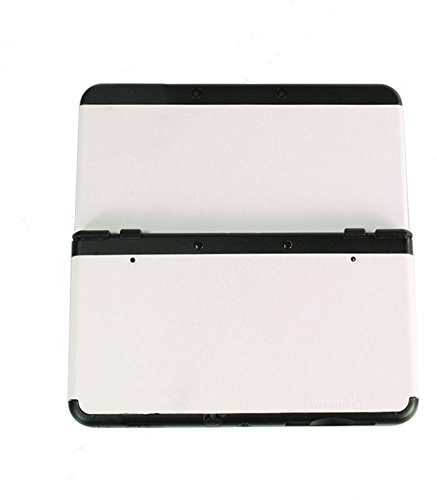 Carcasa para Nintendo 3DS 2015 versión frontal trasera placa frontal superior y trasera de batería (blanco)