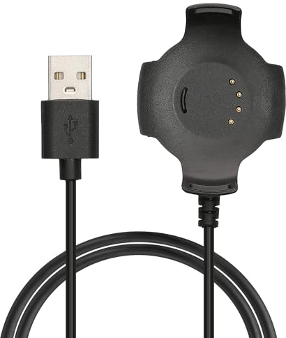 kwmobile USB Kabel Charger kompatibel mit Huami Amazfit Ladekabel - Smart Watch Ersatzkabel - Fitnesstracker Aufladekabel in Schwarz
