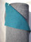 Cajo Lorenz Walkloden Doubleface Stoff - Petrol/Grau
