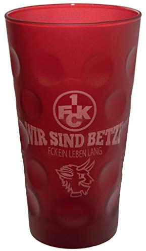 Beschdstoff 1. FC Kaiserslautern Dubbeglas Wir sind Betze 0,5 Liter rot (Dubbeglas-Shop)