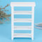 1:12 Puppenhaus Vier-Schicht Regal Miniatur Leben Spielen Szene Modell Holzregal Blumenregal Display Rack Für Puppenhaus Zubehör