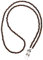rainbow safety Brillenkette Brillenband Brillenhalter Schlangenkette Natürliche Edelstein Perlen Amazonit Achat Tigerauge Amethyst RC (Bronzit)