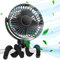Ventilador portátil para cochecito de bebé con trípode retráctil, 3 velocidades, silencioso, viaje, camping, habitación