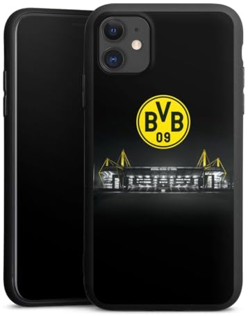 Premium Silikon Hülle kompatibel mit Apple iPhone 11 Handyhülle schwarz Case BVB Stadion Borussia Dortmund