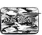 Personalised Grey Black and White Camo Camouflage Birthday,Secret Santa, Stocking Filler,Christmas Laptop Sleeve, Laptop Organiser, Laptop Case Office use. (14)