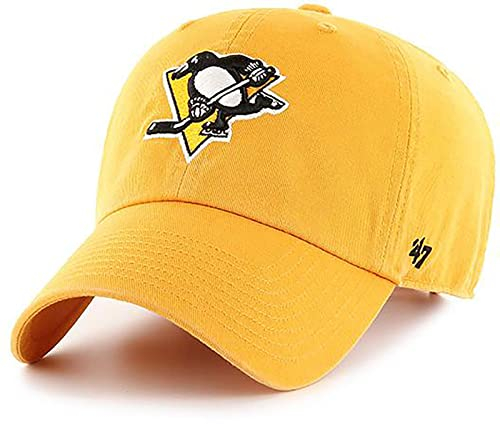 '47 Pittsburgh Penguins Clean Up Verstellbarer Strapback Gelb