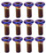 Vis hexagonale de Frein à Disque, 12pcs Boulon de Frein à Disque M8 vis hexagonales en Titane en Alliage d'aluminium universelles pour Moto de vélo(M8*20)