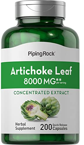 Piping Rock Artichoke Extract Capsules | 200 Pills | Herb Supplement