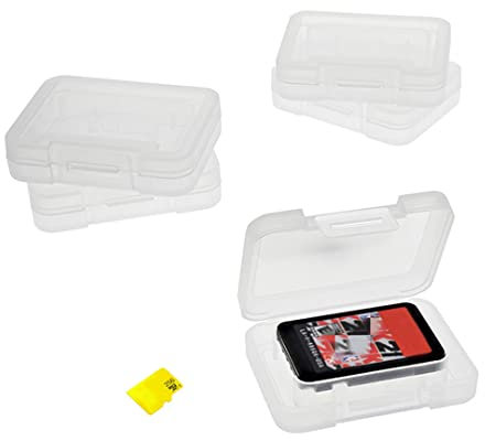 10PCS Etui pour Cartes de Jeux Switch Lite OLED, Boîte de Transport de Cartes TF Dédiées à un Seul Jeu, Mini Support de Stockage Transparent