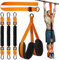 HPYGN Pull Up Assistance Bands, Heavy Duty Resistance Band for Pull Up Assist, Adjustable Weight/Size with Fabric Feet/Knee Rest, Bands for Pull Up Bar for Strength Training, Pull Up Assist Band