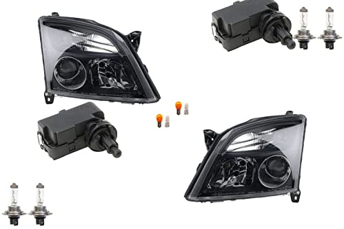 Johns, Scheinwerfer passend für Opel Vectra C 2002-2005 schw. Leu. L R inkl. Stellmotor