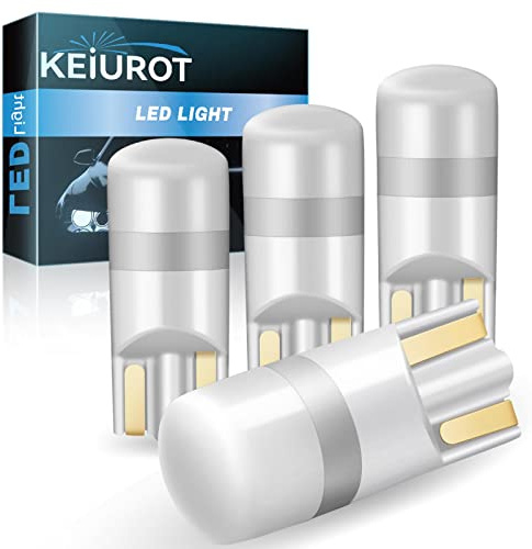 Keiurot House Number Light Bulb 194 193 Bulb Address Sign LED Replacement Address Light Bulb Kit, Address Bulb Landscape Cabinet Lighting Warm White,10-30Volt AC/DC 4Pack