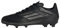 adidas Unisex Kinder F50 League Football Boots Firm Ground, Core Black/Iron Metallic/Gold, 38 2/3 EU