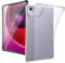 CONAPIKA Cover per Lenovo Tab M11/Tab K11 2024 con 2 Pezzi Vetro Temperato,Flessibil AntiGraffio Morbida Custodia TPU Retro Case con Angoli Rinforzati Ultra Leggera Trasparente Paraurti Cover