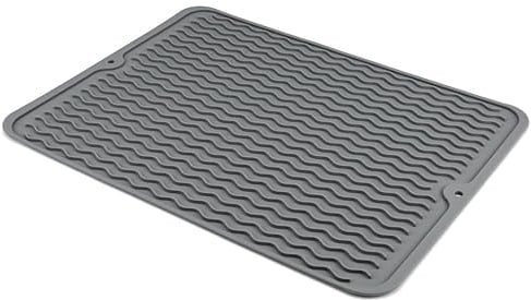 LERANXIN Alfombrilla Escurreplatos, 30 X 40 cm Escurreplatos Silicona, Tapete Silicona es Adecuado para Utensilios de Cocina, Tazas, Herramientas de Horno