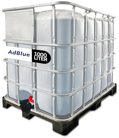 Bauer Blue AdBlue 1000L IBC Container | Premium Harnstofflösung für Diesel-Motoren | ISO 22241 Konform | SCR-Abgasnachbehandlung | Großgebinde für Speditionen & Großverbraucher | Made in Germany