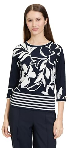 Betty Barclay Damen Feinstrickpullover mit Blumenprint