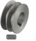 ZAMETTER Riemenscheibe Aus Gusseisen Mit Doppelter Rille A Typ V-Riemenscheibe, Motorrolle Mit Doppelrille Gusseisen-Material(64x30x28mm)