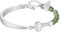 PAJKMYT Damen-Armband aus 999 reinem Silber – verstellbare Länge, halbes Armband und Tian-Jade-Design, Schmuck, Valentinstag, Geburtstagsgeschenk (20 cm)