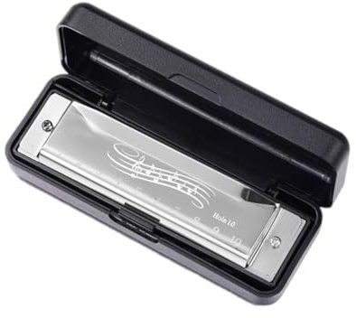 Lnhgh Spielzeug-Mundharmonika für Kinder - Mundharmonika Harfe, Blaue Mundharmonika, Vorschulspielzeug,10-Loch-20-Ton-Musikinstrument für Kinder, Erwachsene, Anfänger, Profis und frühkindlichen