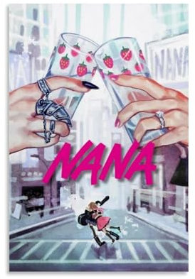 ijshndgn Nana-Poster, Vintage-Kunst, Raumdekoration, ästhetisch für Schlafzimmer, Wohnzimmer, Wände, ästhetisches Poster, 30 x 45 cm, ungerahmter Stil