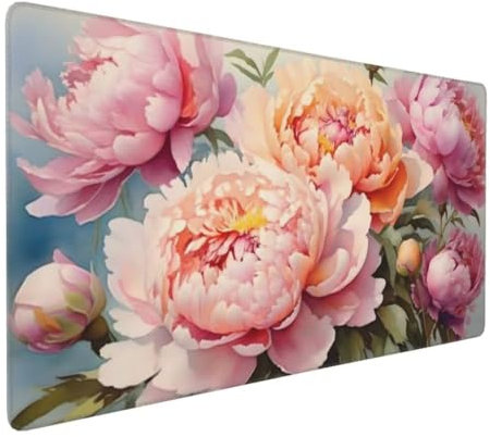 Pollen Color Mouse Pad Large XXL 1200x600x3 mm Thick Extended Mouse Pad Desk Pad Soft Computer Keyboard Mice Mat, Mouse Mat/Desk Mat/Gaming Mouse Pad with Anti-Slip Base for Office & Home Y-9987