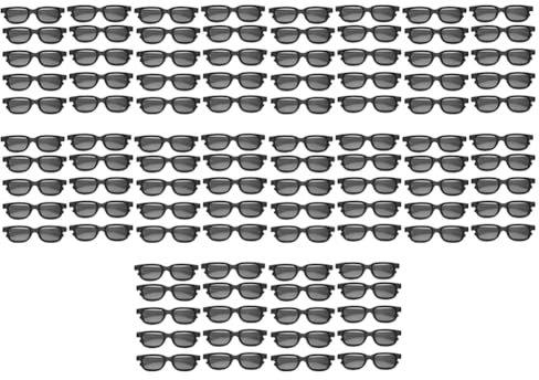 Jialouboo 100 gafas polarizadas pasivas 3D para pantalla de cine IMIX
