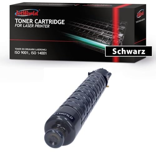 JetWorld Toner Kompatibel Ricoh 842095 Schwarz für MPC306ZSP, MPC306ZSPF, MPC307, MPC307 PageKeeper, MPC307SP, MPC307SPF, MPC406ZSPF, Lanier MPC306 17000 Seiten je Tonerkartusche, Hochwertiger Druck