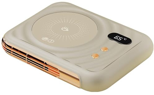 Calentador eléctrico de bebidas | Calentador de bebidas de sobremesa | Heater eléctrico termostatic | Calentador portátil Quiet Warmer for Tea, Coffee, Milk, and More | Ideal for Home or Office Use