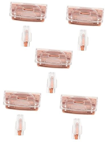 STOBOK 5sätze Büro Zubehör Transparentes Heftgerät Lochstanzer Tragbarer Mit Heftklammerentferner Für Büro Und Projekte Teiliges