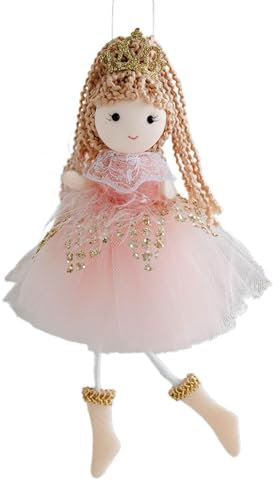 Weihnachtsbaum-Engel-Puppen-Anhänger | Weihnachtsengel-Mädchen-Ornament-Anhänger – lebendige Bilder, Engel-Ornamente für Fenster, Tür, Weihnachtsbaum